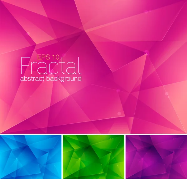 Fondo abstracto fractal — Archivo Imágenes Vectoriales