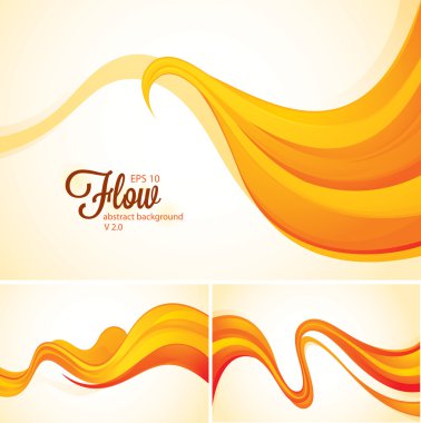 Flow abstract background