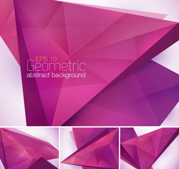 Geometrischer abstrakter Hintergrund — Stockvektor