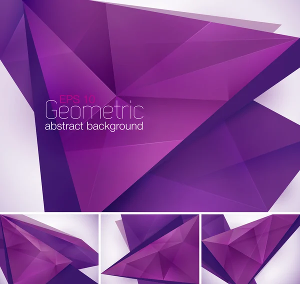 Geometrischer abstrakter Hintergrund — Stockvektor