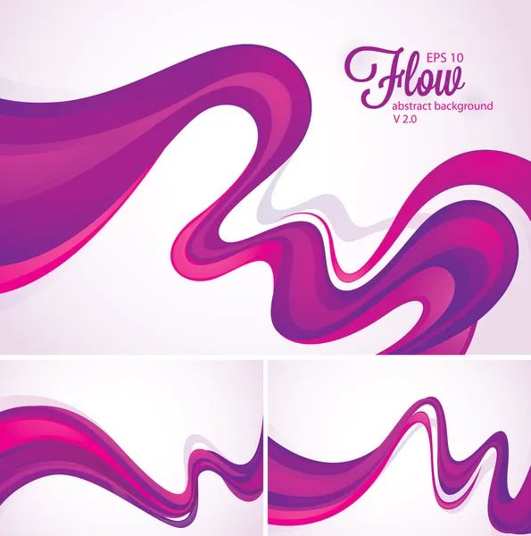 Flow abstract background — Stock Vector