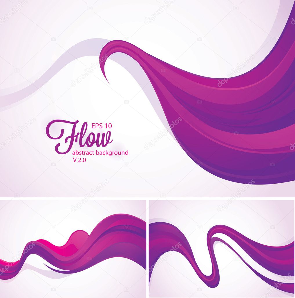 Flow abstract background