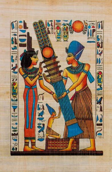 Papyrus égyptien antique — Photo