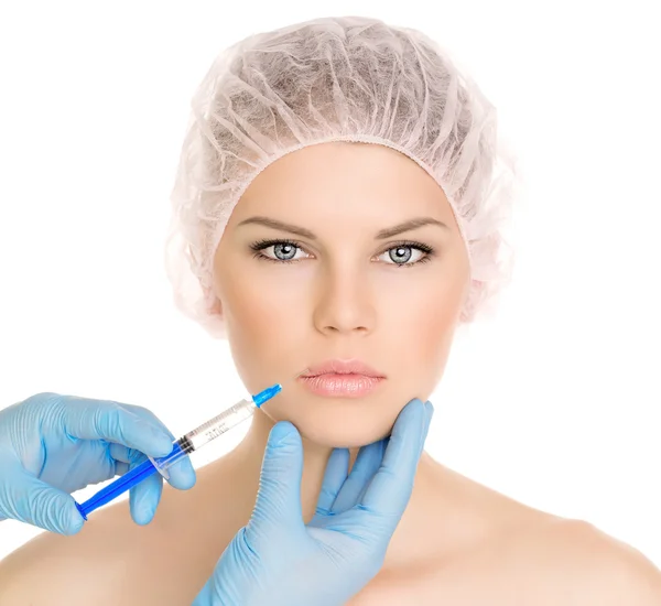 Cosmetische chirurgie vrouw — Stockfoto