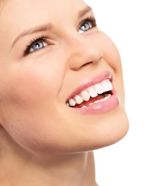 Mujer de cuidado dental — Foto de Stock