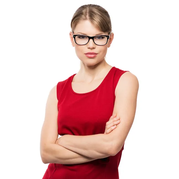 Fashion woman in eyeglasses Stock Picture