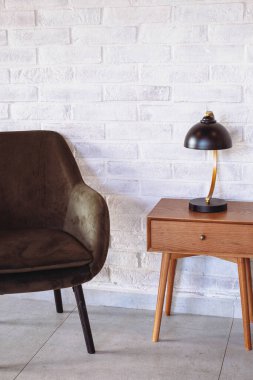 iki gri koltuk modern ev iç tasarımı 