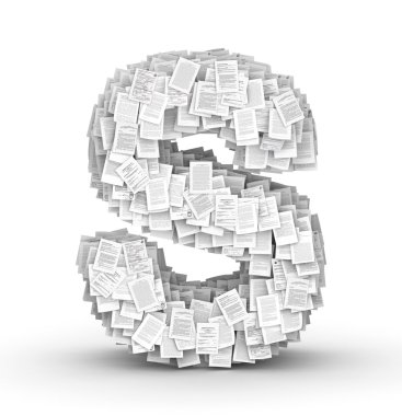 s harfi, sayfa belge yazı tipi