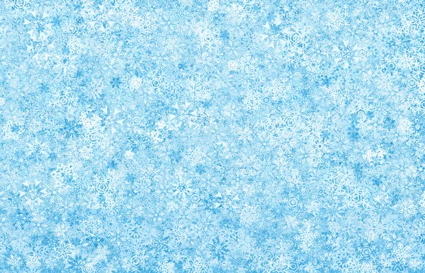 Fundo, flocos de neve gelados — Fotografia de Stock