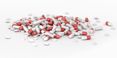 büyük ilaç yığını