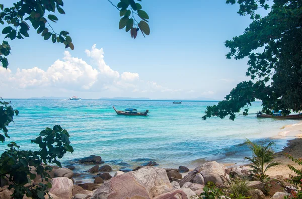 Vista para o mar tropical — Fotografia de Stock