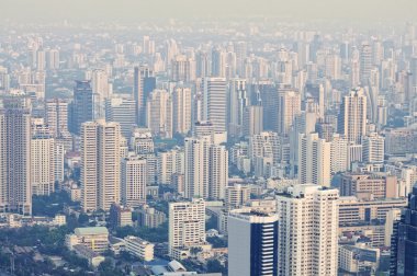 Bangkok manzarası, Tayland.