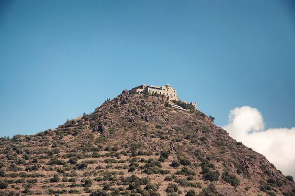 Stravovanie Tempel kasteel op de berg — Stockfoto