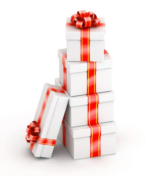 Pile of gift boxes — Stock Photo, Image