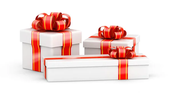 Mucchio di scatole regalo — Foto Stock