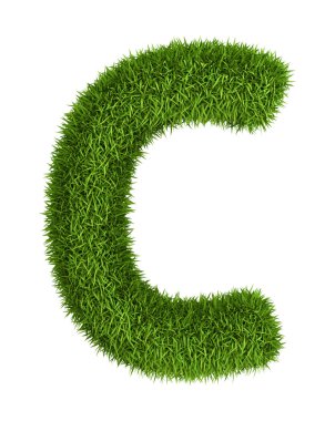 doğal çim harfi c harfi