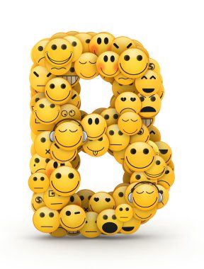 emoticons mektup b
