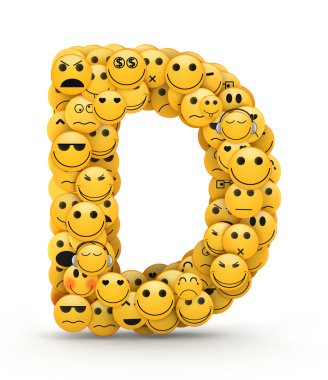 emoticons harf d