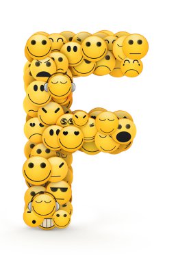 emoticons harf f