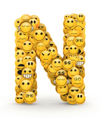 emoticons harf n