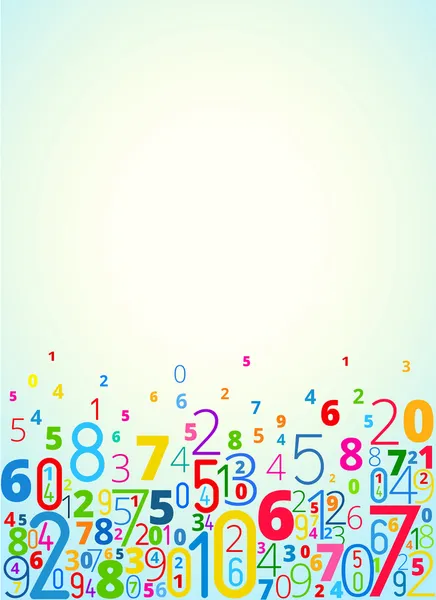 Vector background from numbers — Stock Vector