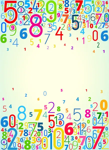 Vector background from numbers — Stock Vector