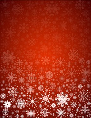 Vektör soğuk kar taneleri arkaplanı