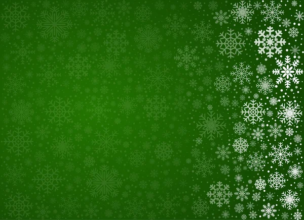 Vector frosty snowflakes background — Stock Vector