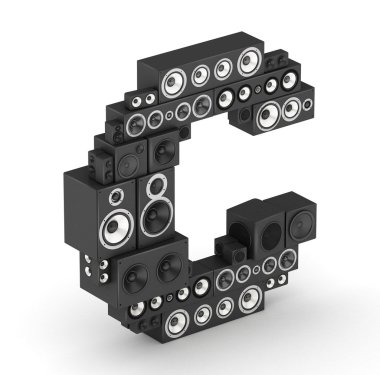isometry hoparlörden harf c