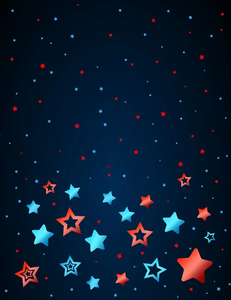 Dessin animé étoile fond coloré — Image vectorielle