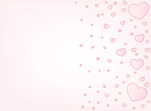 Valentinskarte Vektor Illustration Hintergrund — Stockvektor
