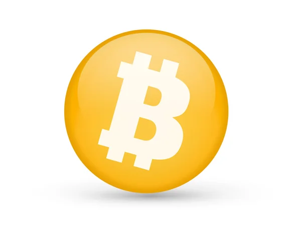 Bitcoin-szimbólum — Stock Vector