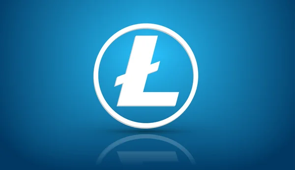 Litecoin symbol — Wektor stockowy