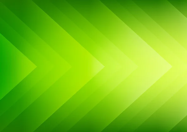 Abstrakte grüne Ökopfeile Hintergrund — Stockvektor