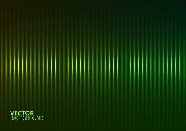 Yeşil müzik ekolayzer vektör çizim — Stok Vektör
