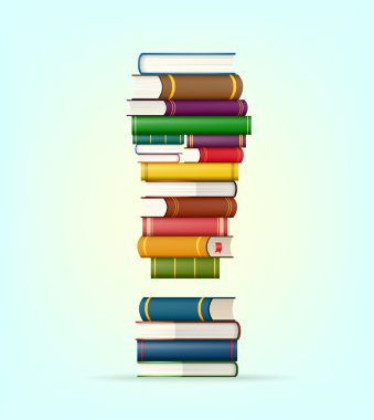 ünlem yığında Multi kitap renkli