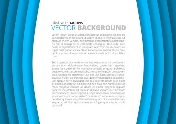 Blauwe abstracte achtergrond voor design — Stockvector