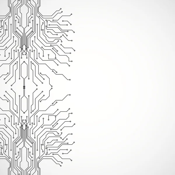 Schéma de circuit imprimé — Image vectorielle