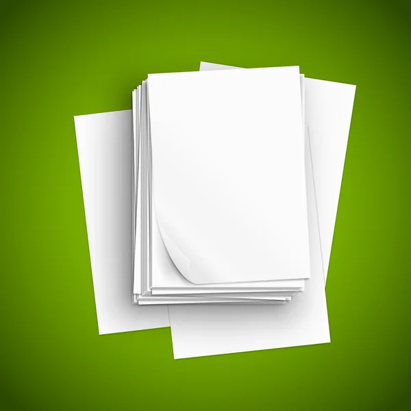 Icônes feuille de papier — Image vectorielle