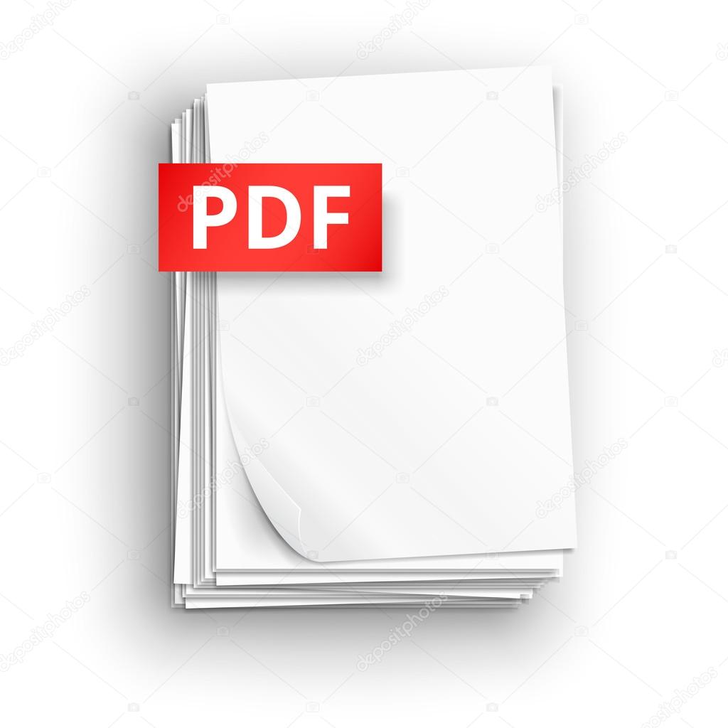 PDF paper sheet  icons