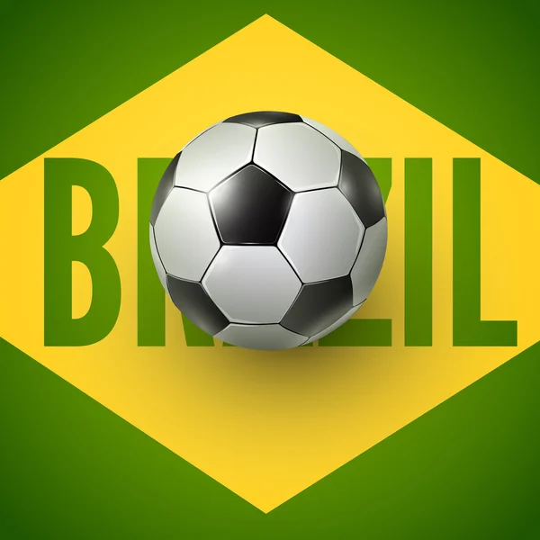 Piłka z Brazylia 2014 — Wektor stockowy