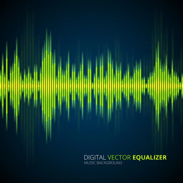 Abstract music equalizer — Stock Vector