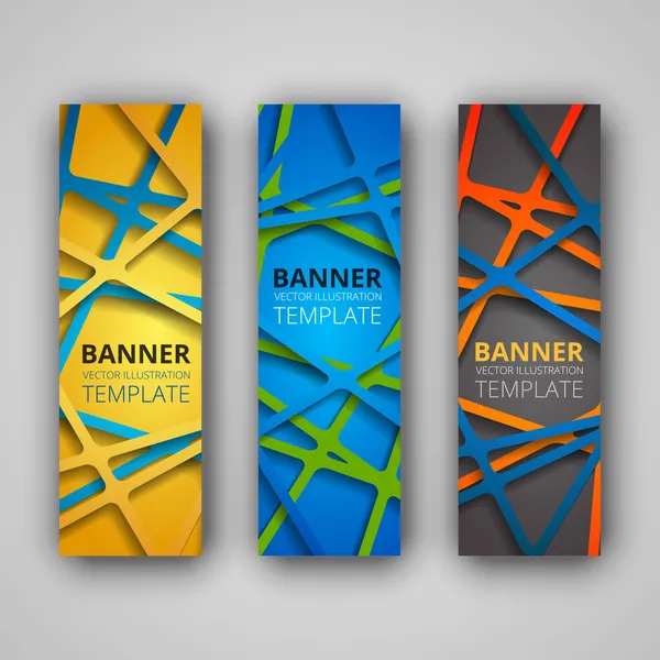 A set of modern vector banners — Stock Vector