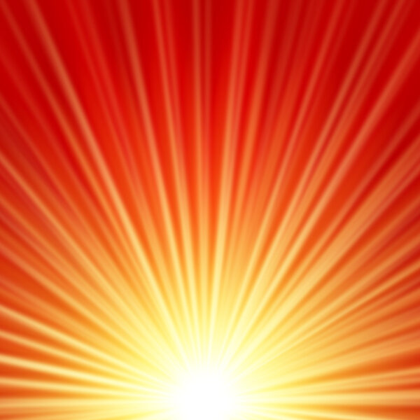 Sunbeams abstract background