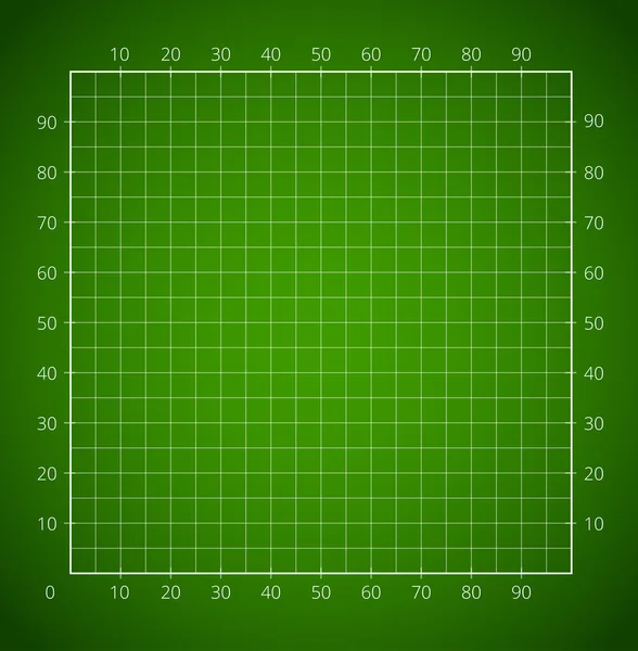 Foglio di carta quadrata verde . — Vettoriale Stock