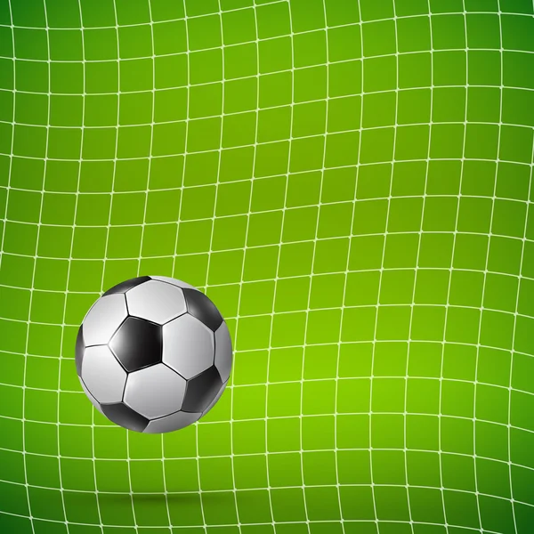 Balón de fútbol — Vector de stock