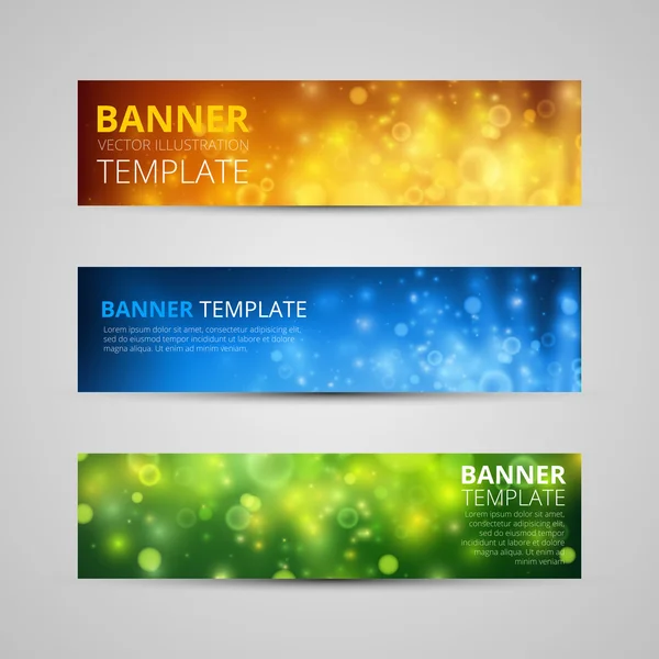 A set of modern vector banners — Stock Vector