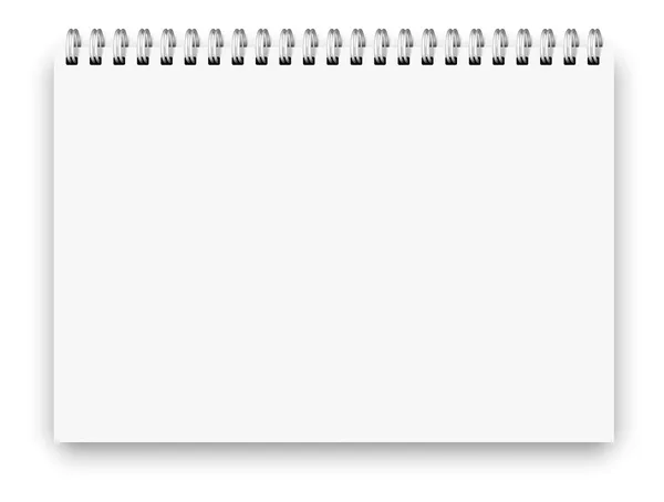 Notizbuch A4 Größe — Stockvektor