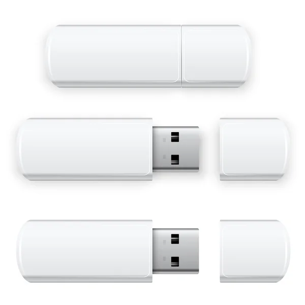 Vektorové usb flash — Stockový vektor