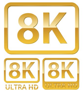 UHD 8K simgesi